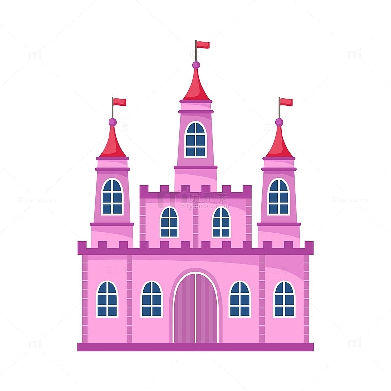 卡通梦幻城堡建筑