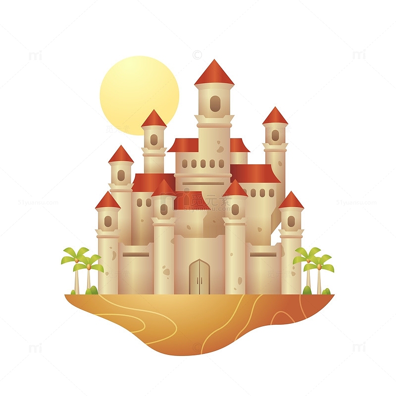 童话城堡设计插图