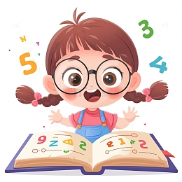 卡通少儿幼儿学习人物素材