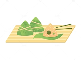 菜板上的粽子