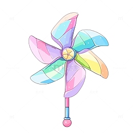 儿童玩具彩色风车
