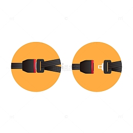 系好安全带安全出行安全第一