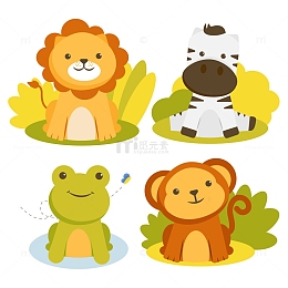 开心可爱的动物