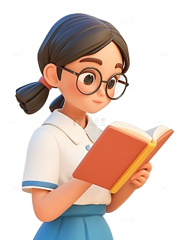 学生在看书学习