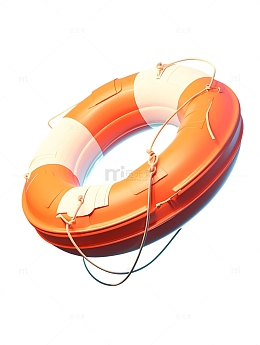 救生圈游泳圈卡通