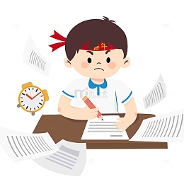 高考奋笔疾书场景考试写作业