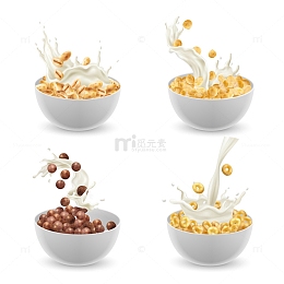 碗中美味的谷类食物