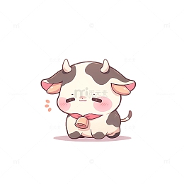 不开心的小奶牛