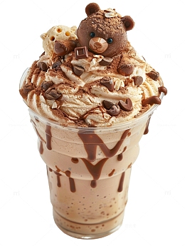 巧克力冰淇淋圣代