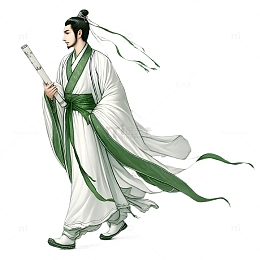 中国古代人物屈原素材