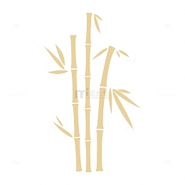 竹枝竹叶金色竹子