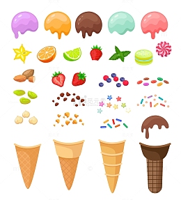 冰淇淋巧克力冰淇淋球