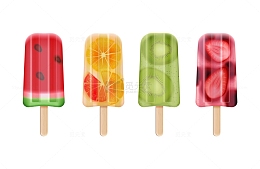 水果冰棍冰淇淋