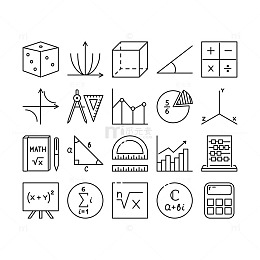 数学几何图形组合简笔画
