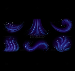 冷风效应冬季气流烟雾