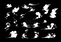 浓烟烟雾插图