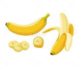 金黄色的香蕉