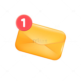 一条未读的短信信息