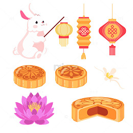 中秋节的夹心月饼