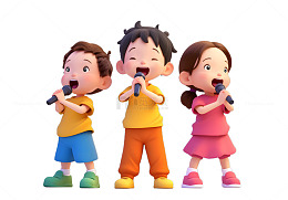 唱歌乐队的小孩Q版演唱