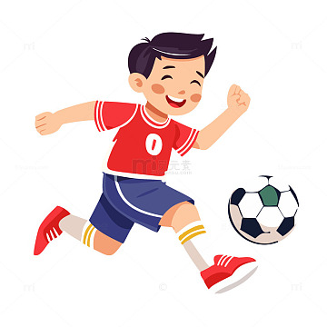 踢足球场景元素aipng卡通简约花草底部装饰元素aipng手绘水彩夏季植物