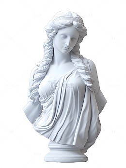 石膏像卡通雕塑雕像女神