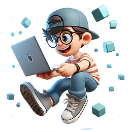 学习电脑卡通3D人物素材