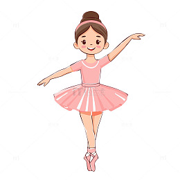 芭蕾舞女孩表演