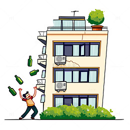 珍爱生命请勿高空抛物