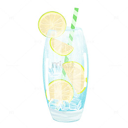 夏日水果茶气泡水