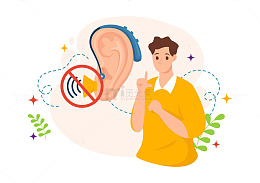 手语手势交流听力障碍耳朵器官