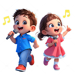 暑假兴趣班表演歌唱音乐人物