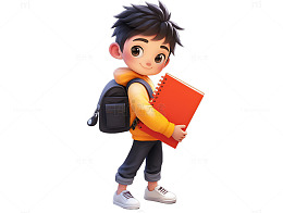 暑期班寒假班补习学习作业本背包卡通学生