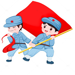 建军节人物元素