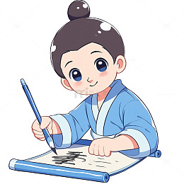 暑假兴趣班儿童书法写毛笔字