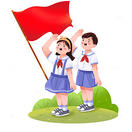 建党节人物少先队