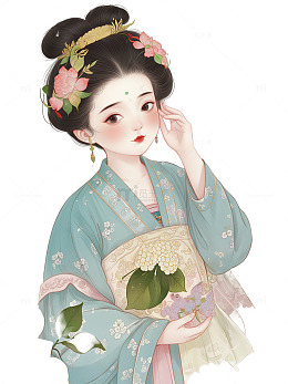 古代  中国风 可爱侍女