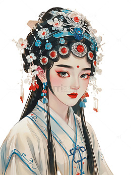 中国风 京剧 中国美女