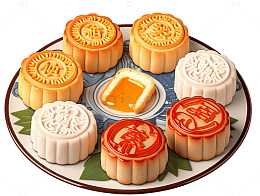 蛋黄月饼手工月饼点心