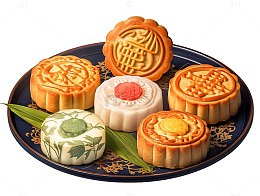 中秋月饼五仁月饼