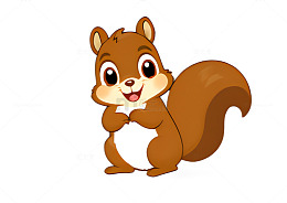 可爱松鼠动物