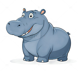 大鼻子河马动物