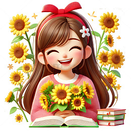 教师节3D卡通立体人物素材