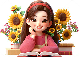 3D立体卡通教师节人物素材