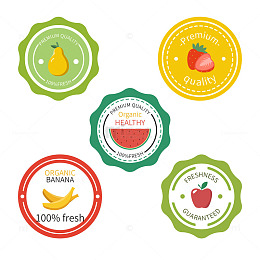 五彩缤纷的优质水果