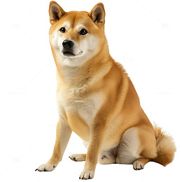 黄色柴犬狗动物小动物