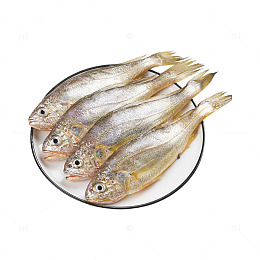 一盘小黄鱼美食