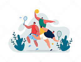 全民运动会运动员插图