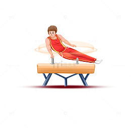 奥运体操鞍马训练