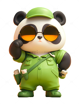 人上人打工熊猫